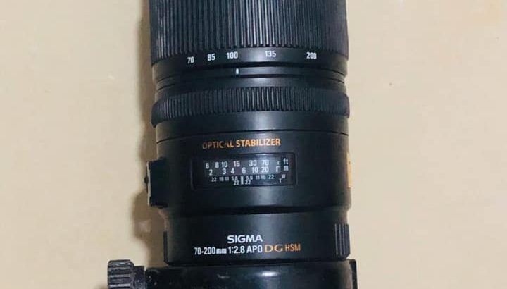 Sigma 70-200mm F2.8 L Lens