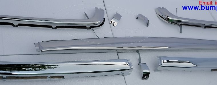 Mercedes W107 bumper by stainless steel
