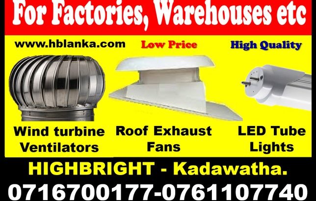 roof exhaust fan sri lanka, roof extractors tube lights , Exhaust fans srilanka wind turbine ventilators,