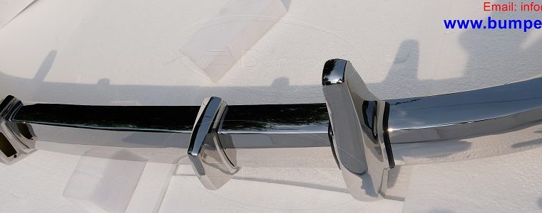 Mercedes 220 W187 bumpers by stainless steel