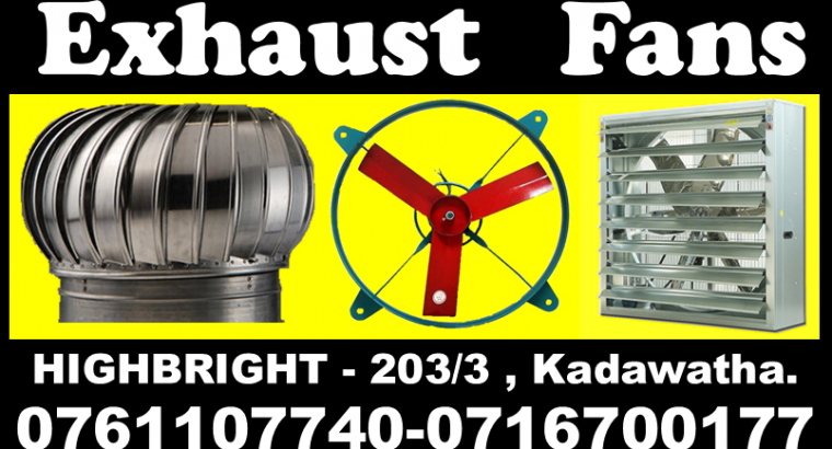 Hot air Exhaust fans srilanka