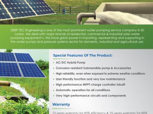 Solar water pump for Agriculture