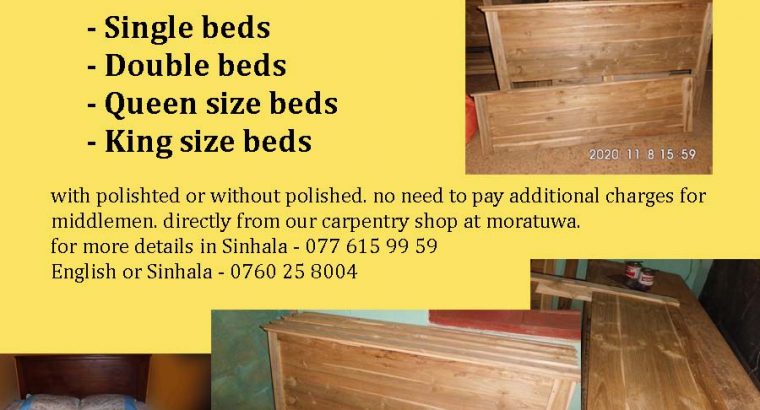 New beds for sale.