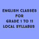English classes for grade 1 to 11 local syllabus