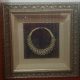 antique silver 925  circle frame