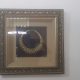 antique silver 925  circle frame