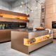 Design colorful Modern kitchen pantry