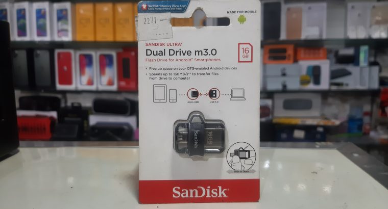 SANDISK 16GB OTG FLASH DRIVE M3.0