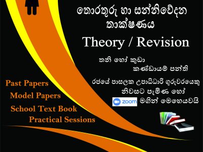 A/L ICT – Theory/ Revision (Grade 12, 13)