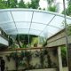 Polycarbonate canopy construction