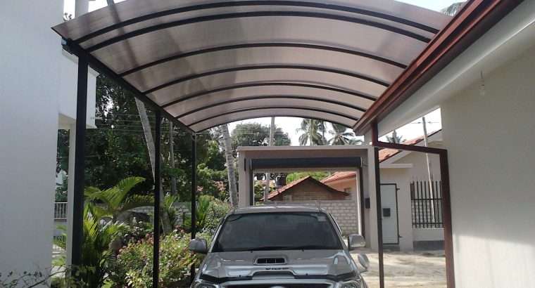 NatureCare Transparent UV resist Polycarbonate Carport Canopy +94770500352-+94717135153 naturecare321@gmail.com (21)