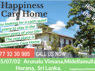 Elder’s Care Service – Happiness Care Home
