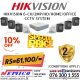 HIKVISION 6-CH/2MP/HD/HOME/OFFICE CCTV SYSTEM