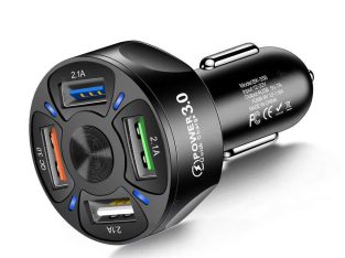 High Quality Mobile Original Charger For vehicles ( 4 port )