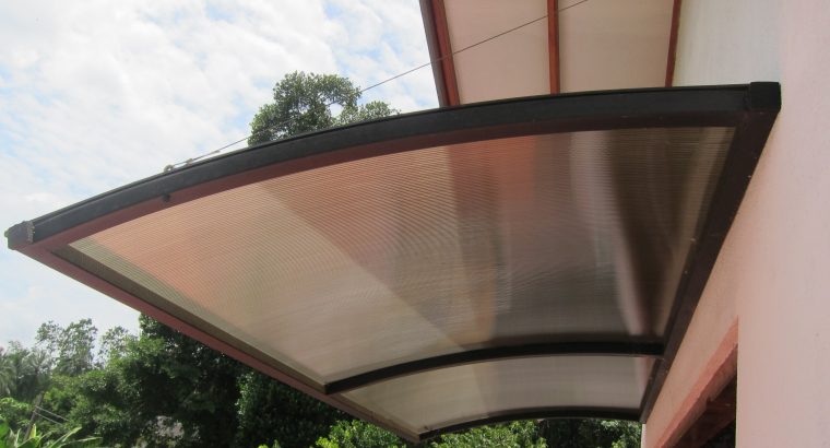 Transparent Polycarbonate Roof Structures