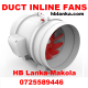 air extractors duct fans Sri Lanka