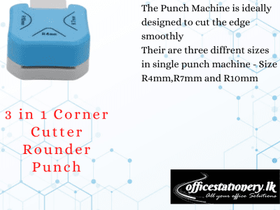 3 in 1 Corner Cutter Rounder Punch