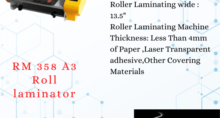 RM 358 A3 Roll laminator