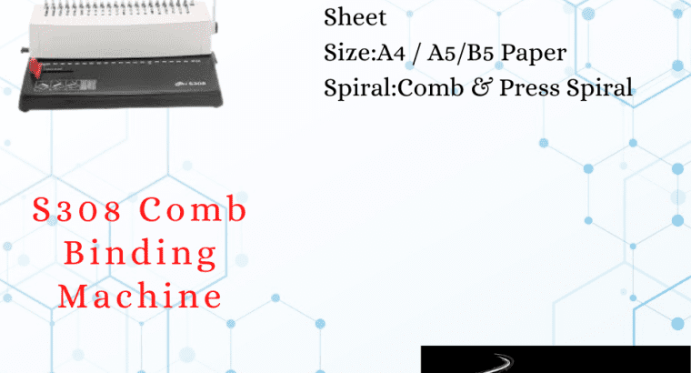 S308 Comb Binding Machine