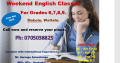 Weekend English Classes for Grades 6,7,8,9