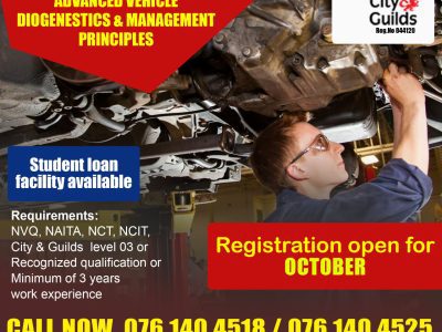 City & Guilds UK Level 2,3&4 Diploma in Automobile Engineering