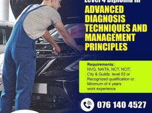 UK Level 4 Diploma in Advanced Vehicle Diagnostics