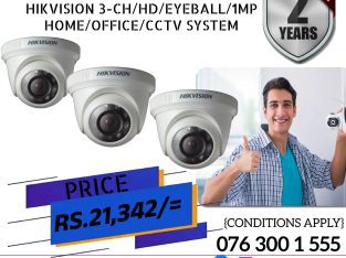 NEMICO | CCTV CH 3-HD/ 1MP/Eyeball