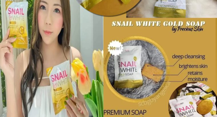 Snail White Gold Soap x10