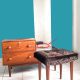 Dressing Table with velvet cushioned stool