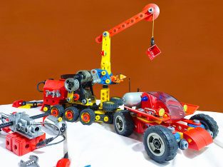Children’s Engineering Set (360 Pieces) Extra Large Smooth Plastic