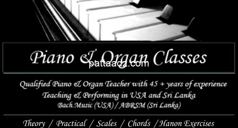 Piano and Organ Classes