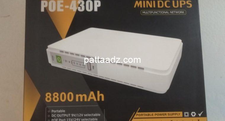 POE-430 MINI DC UPS Portable / Router battery backup