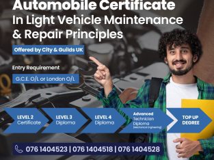 City & Guilds – Level 2 Automobile Certificate