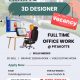 VACANCY FOR 3D DESIGNER